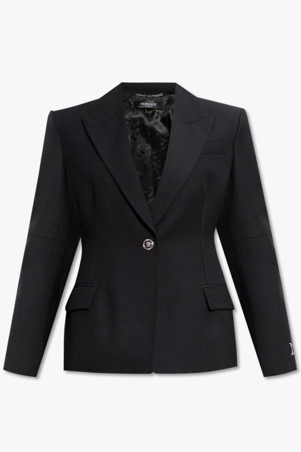 breasted blazer Versace - Black Single - Holden Alpine